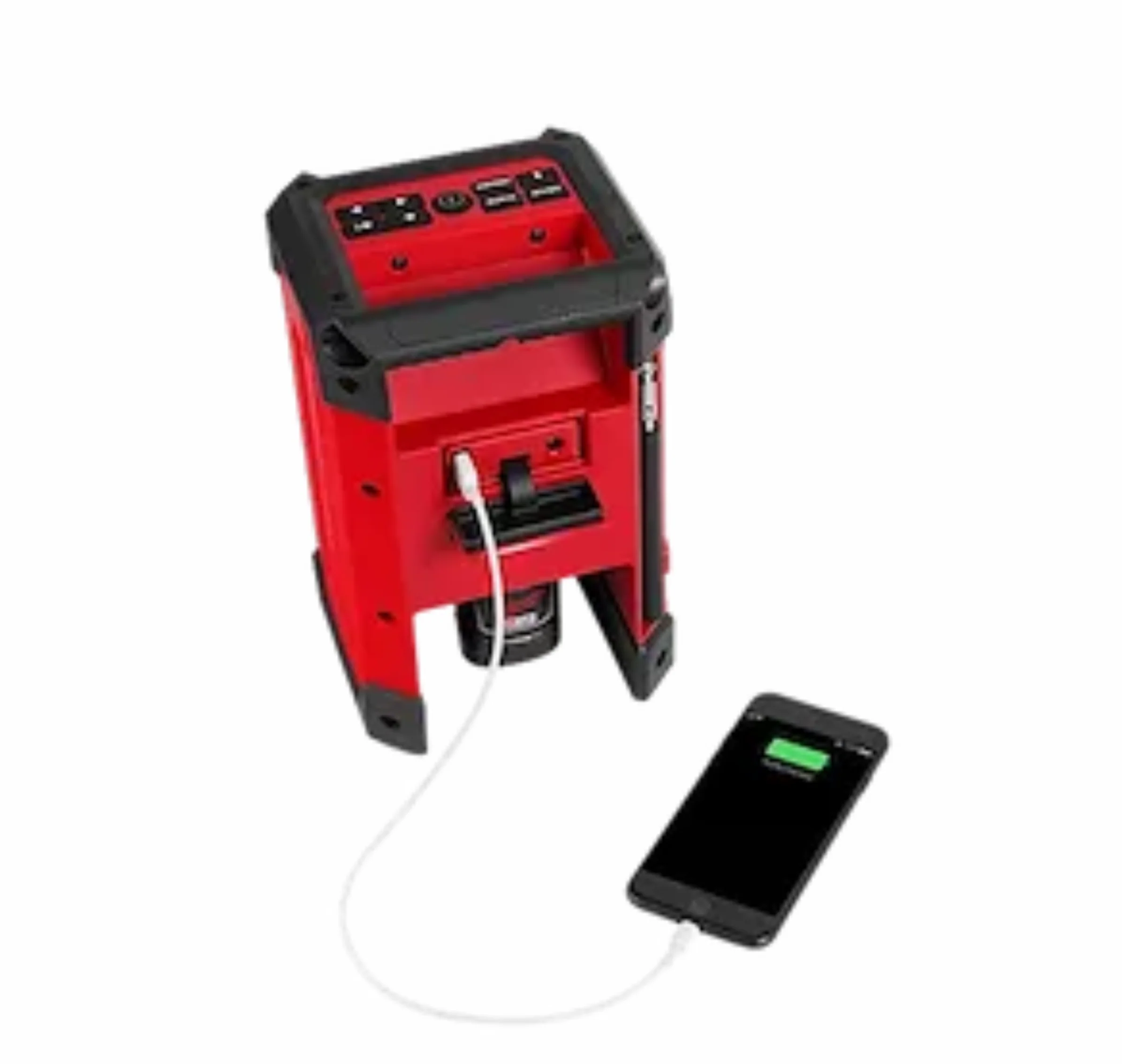 Milwaukee 2951-20 M12 12-Volt Lithium-Ion Cordless/Corded Radio with Integrated Charger (Tool Only) - Image 5