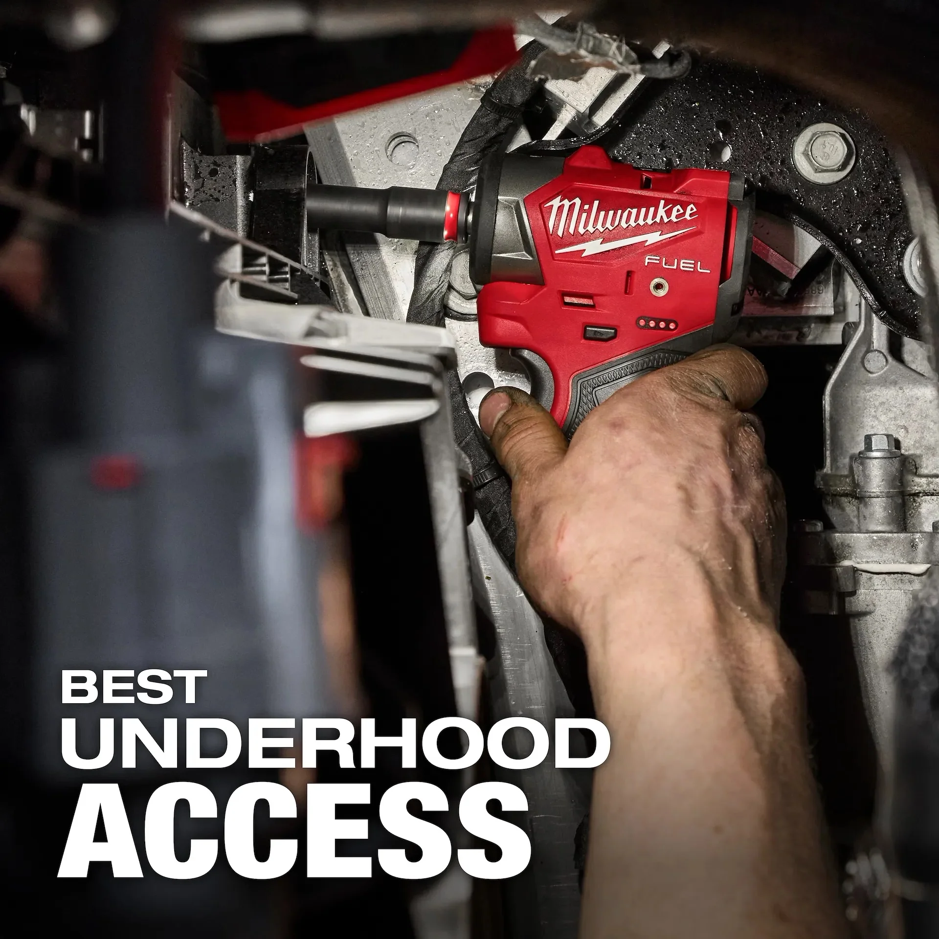Milwaukee 3049-20 M12 FUEL 3/8in Sub-Compact Impact Wrench with Friction Ring (Tool Only) - Image 3