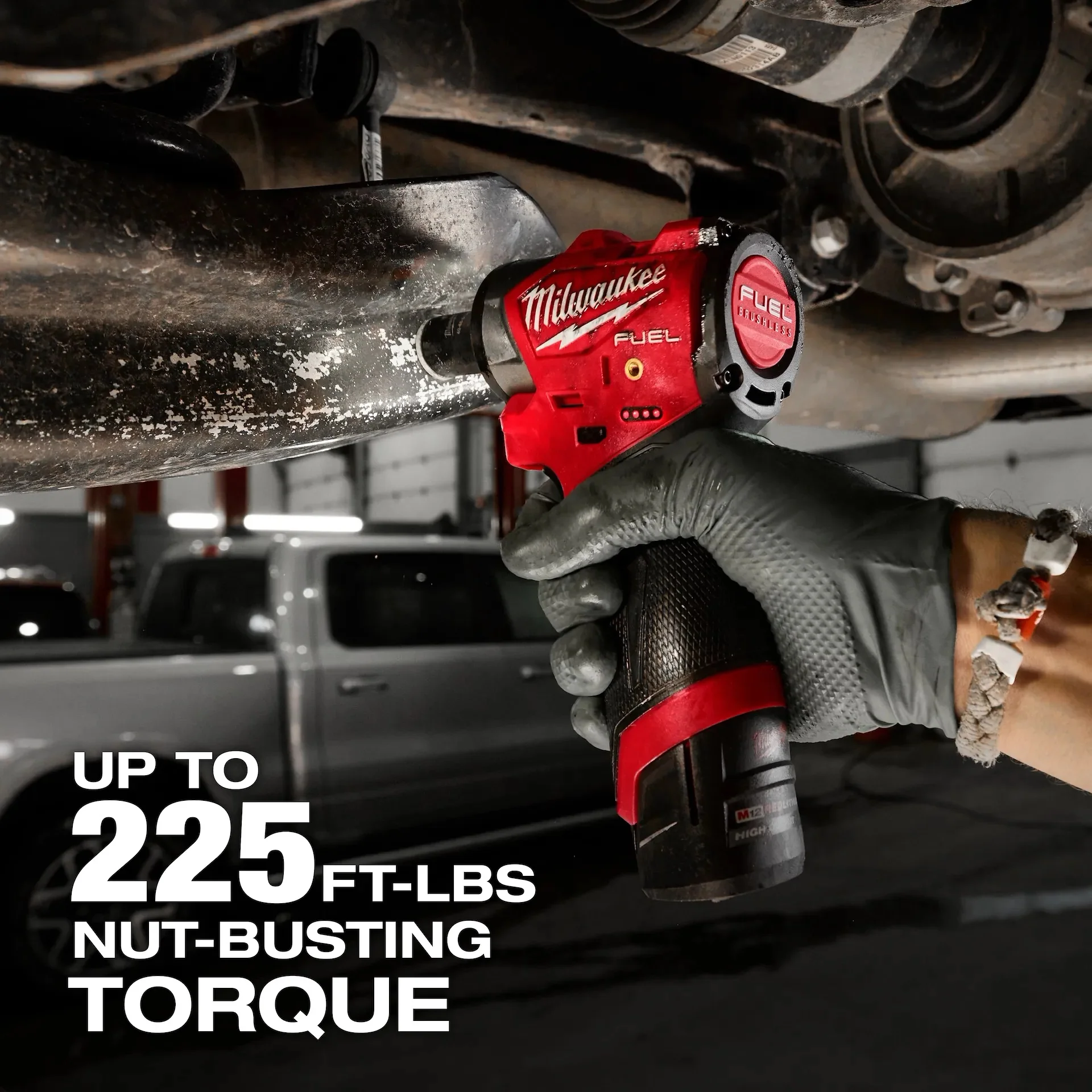 Milwaukee 3049-20 M12 FUEL 3/8in Sub-Compact Impact Wrench with Friction Ring (Tool Only) - Image 4