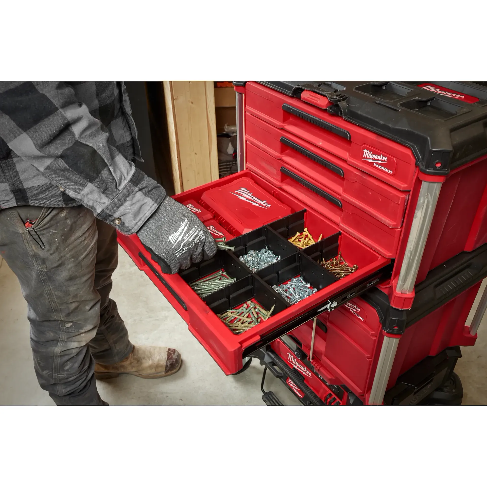 Milwaukee 48-22-8444 PACKOUT™ 4 Drawers Tool Box - Image 11