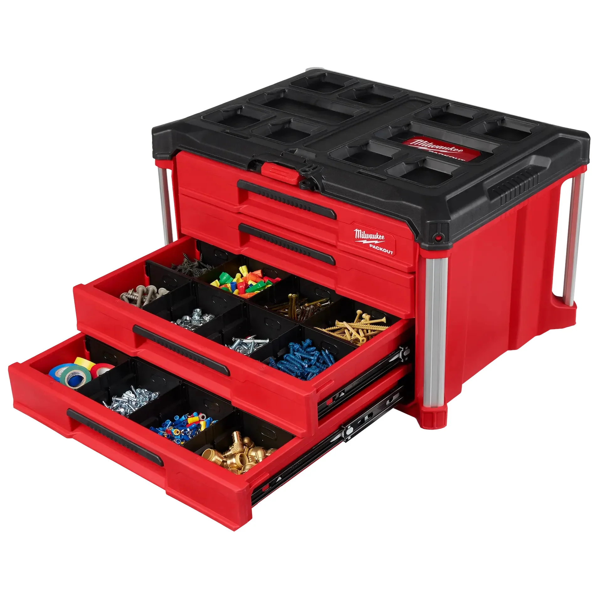 Milwaukee 48-22-8444 PACKOUT™ 4 Drawers Tool Box - Image 3