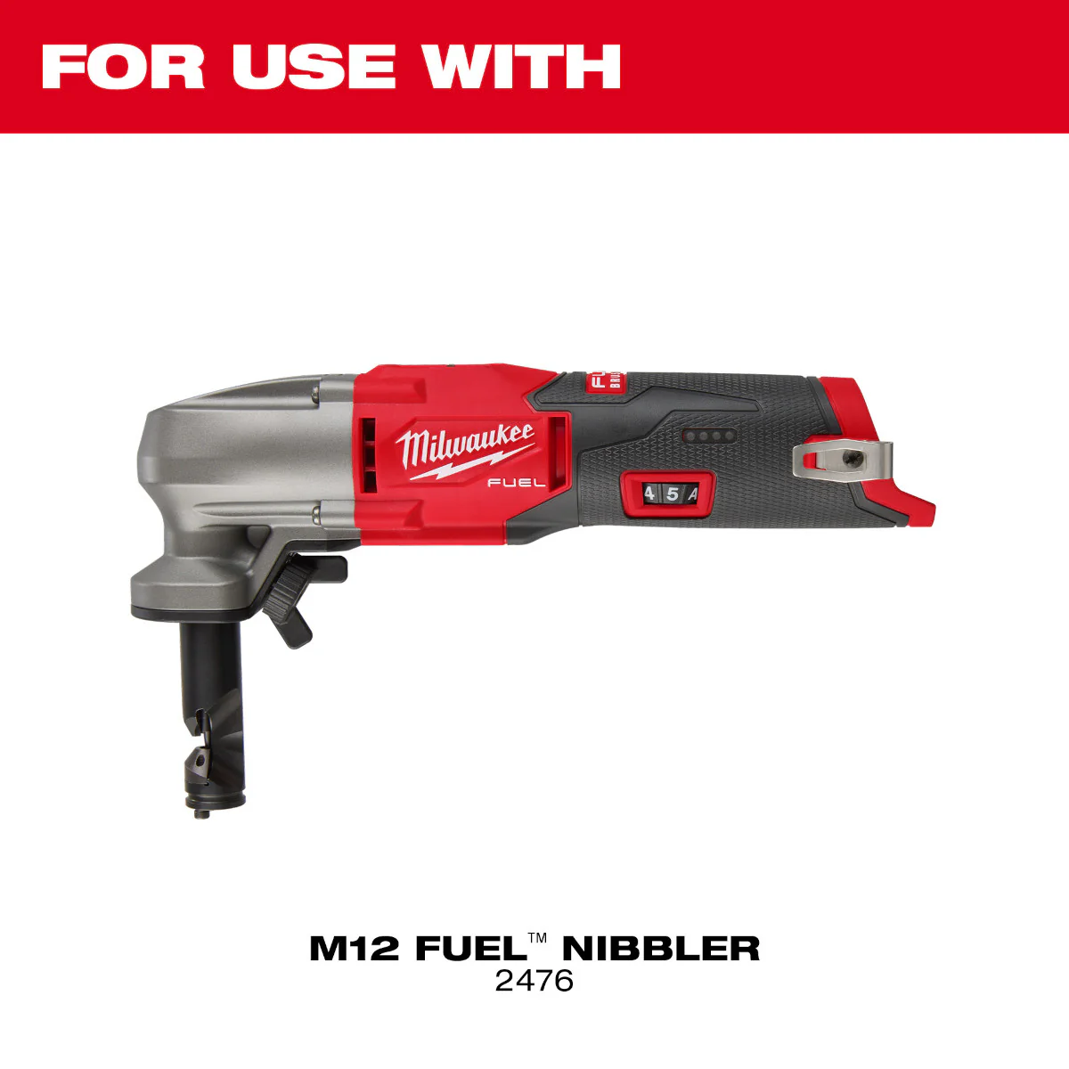 MILWAUKEE 49-72-0152 M12 FUEL NIBBLER DIE HOLDER EXTENSION - Image 3