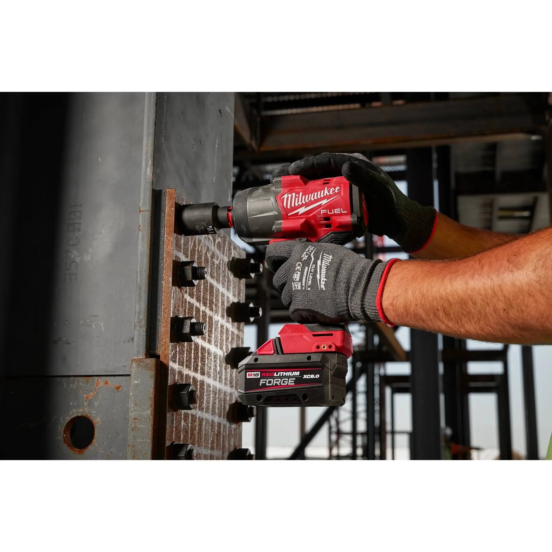 Milwaukee M18 FUEL 18V 1/2 in. High Torque Impact Wrench w/ Friction Ring Kit w/ FORGE 6.0 Battery - Image 12