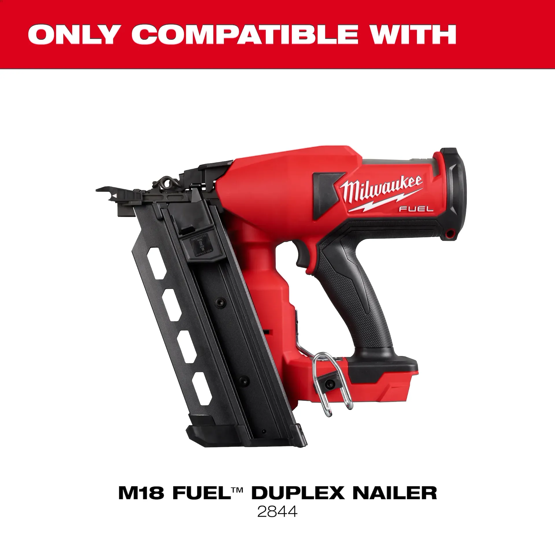 Milwaukee MDP16D-2000 3 in (Drivable) 3-5/8 in (Total) Steel Bright Duplex Nails - 2000/Pack - Image 4