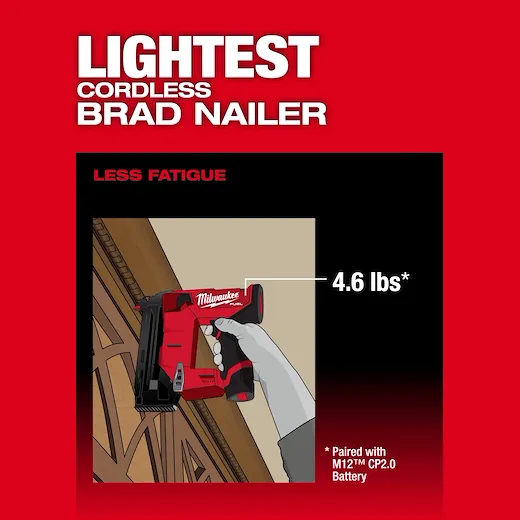 Milwaukee 2541-20 5/8 - 1-1/2 in 18 ga Brad Cordless Brad Nailer - Image 5