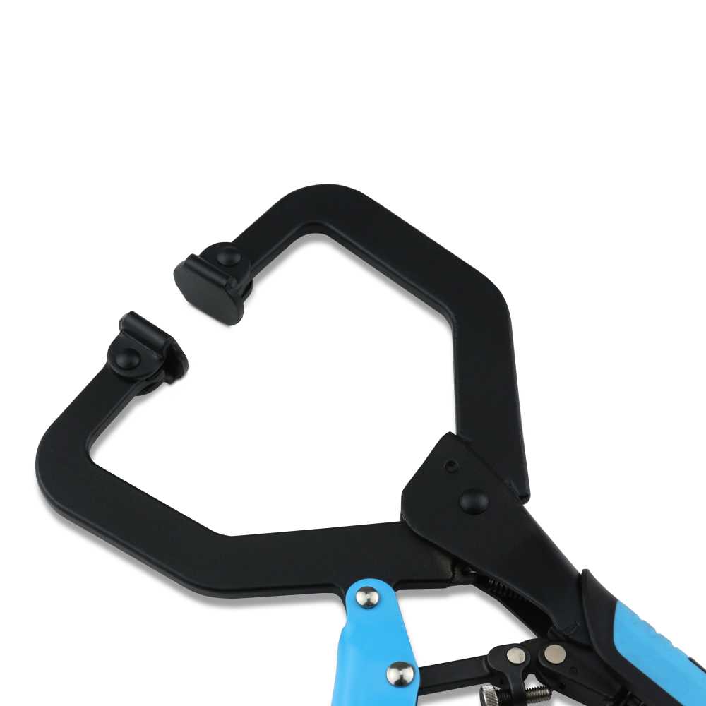 OX OX-P204802 AUTO ADJUST 11 Inches  C CLAMP WITH SWIVEL PAD - GRIPPED - Image 2