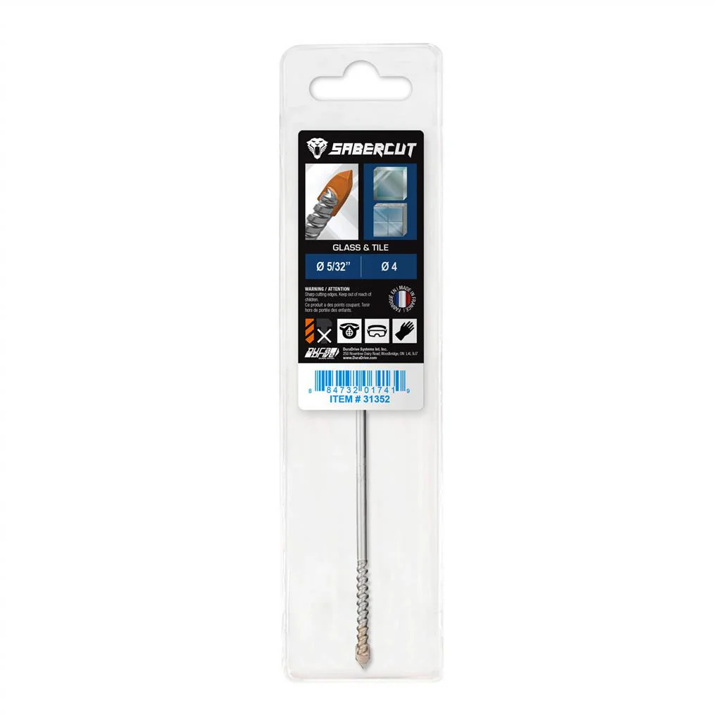 SaberCut 5/32 in 3 in 4-Cutter Drill Bit - Image 3