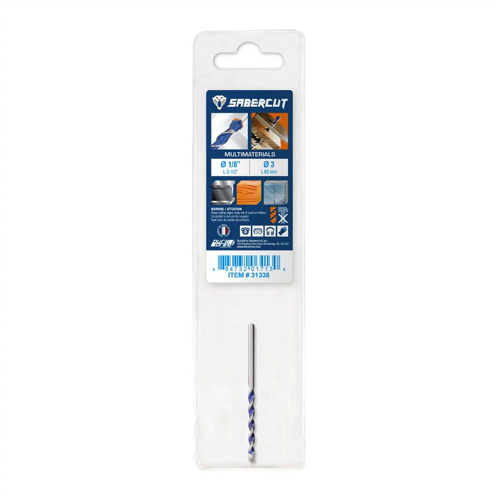 Sabercut 1/8" X 2-1/2" Multi-Material Drill Bit - Image 3