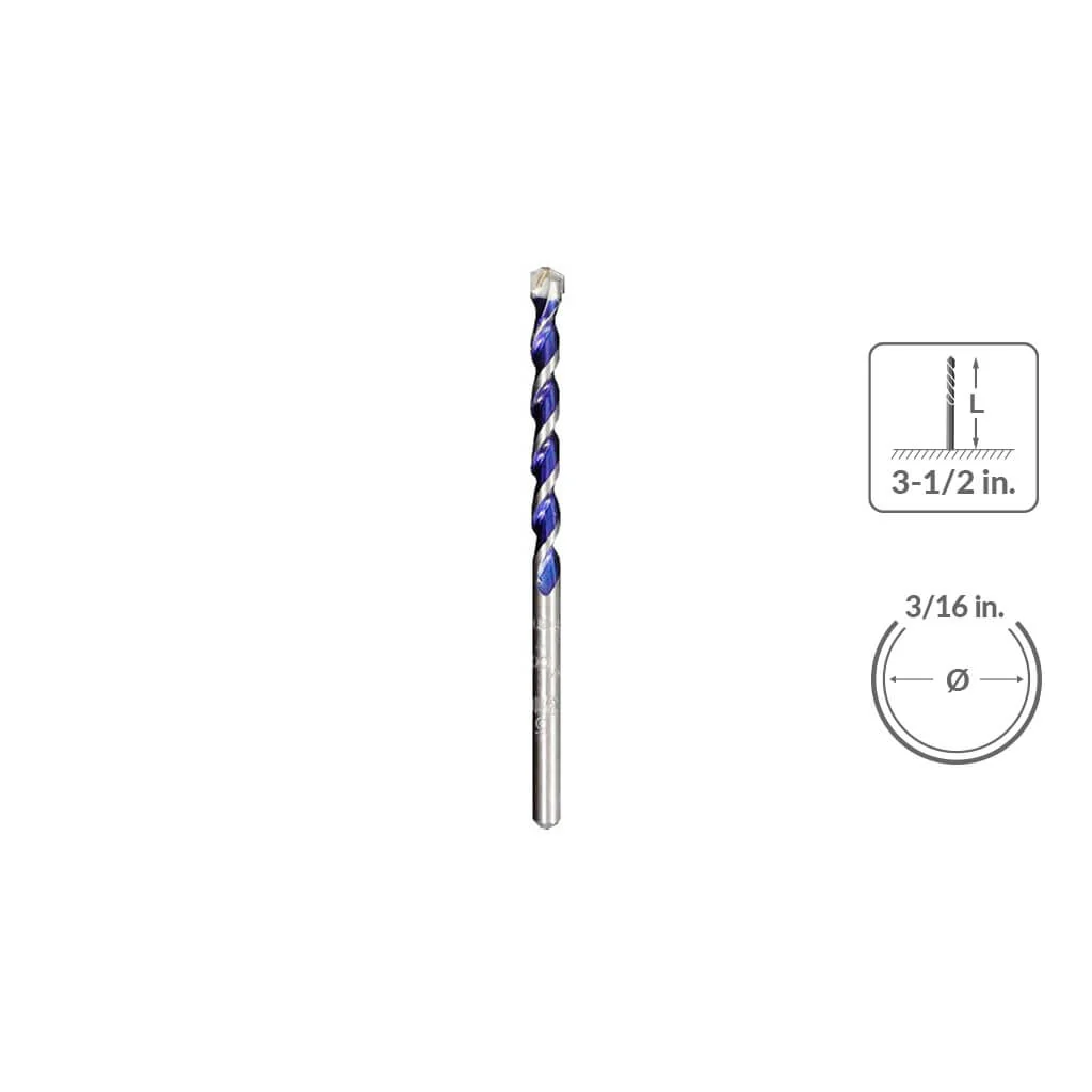 Sabercut 3/16" X 3-1/2" Multi-Material Drill Bit
