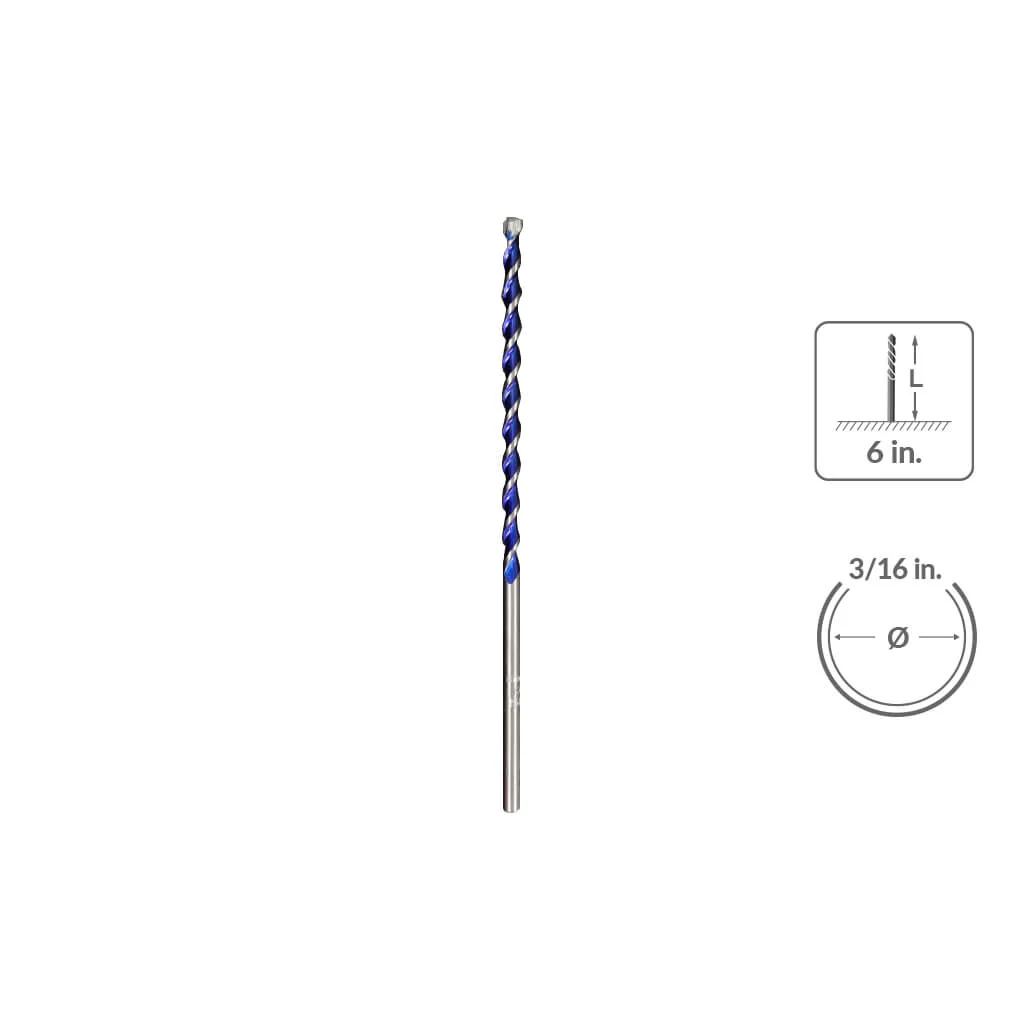 Sabercut 3/16" X 6" Multi-Material Drill Bit