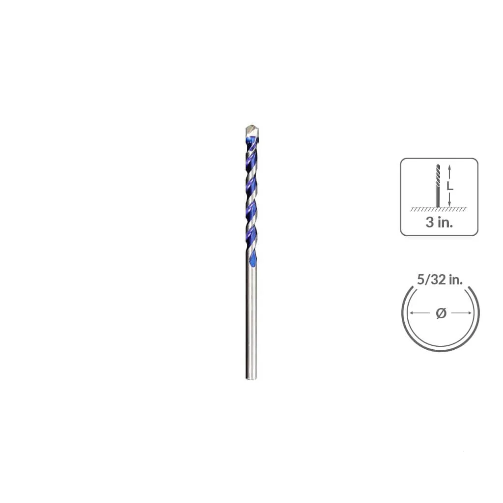 Sabercut 5/32" X 3" Multi-Material Drill Bit