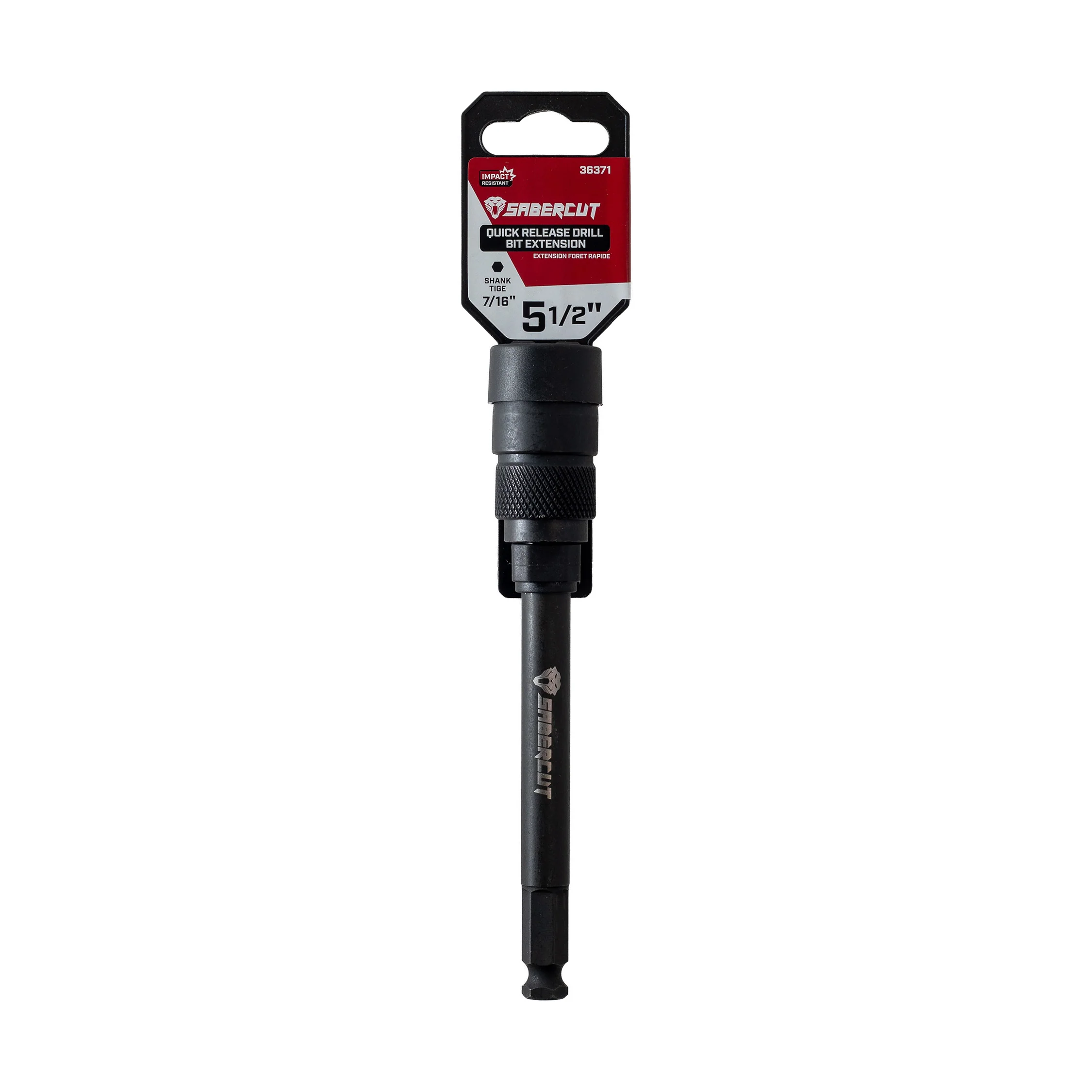 Sabercut 5-1/2" x 7/16" Quick Release Hex Drill Extension - Image 2