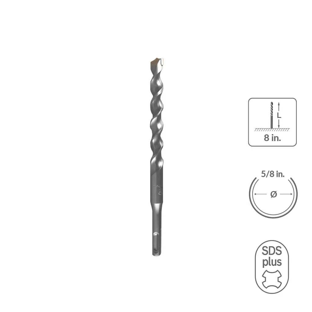 SABERCUT 3/4 in. x 6 in. SDS PLUS 2-Cutter Carbide Tip Concrete Drill Bit - Image 37