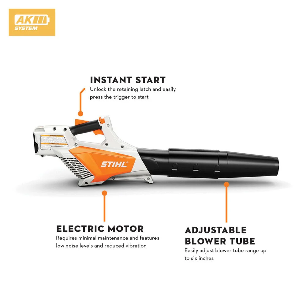 STIHL BGA 57 365 cfm 36 V Lithium-Ion Handheld Blower Kit - Image 3