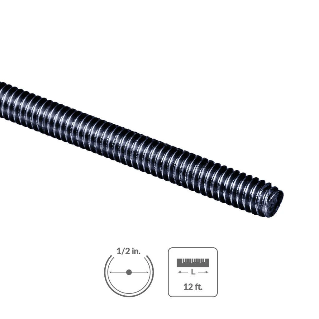 SureBuilt SBCR12 1/2 in. x 12 ft. Coil Rod