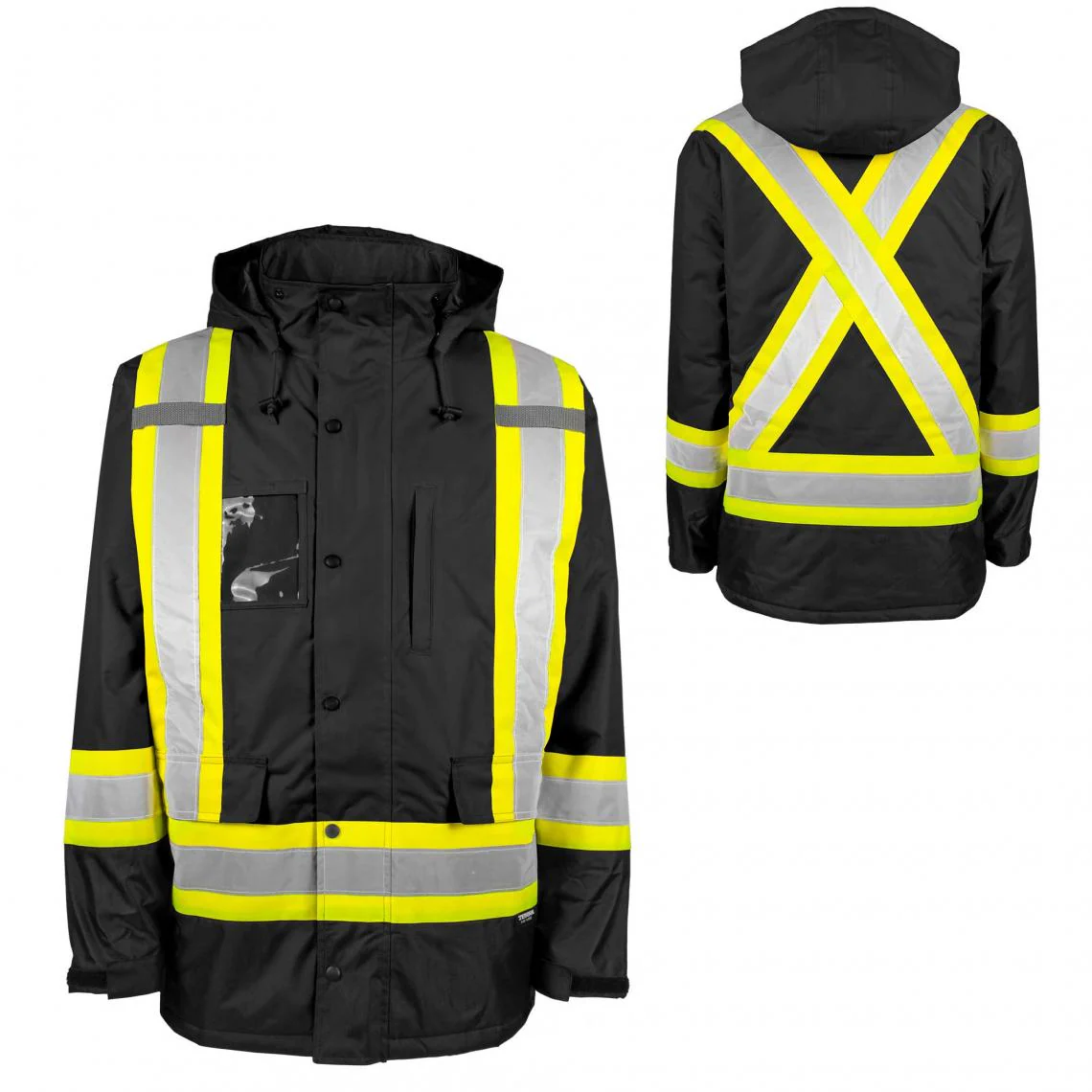 TERRA 116504 HI-VIS INSULATED WATER RESISTANT PARKA - Image 2