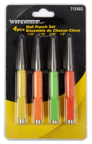 TOOLWAY 712403 4PK NAIL PUNCH SET - Image 2