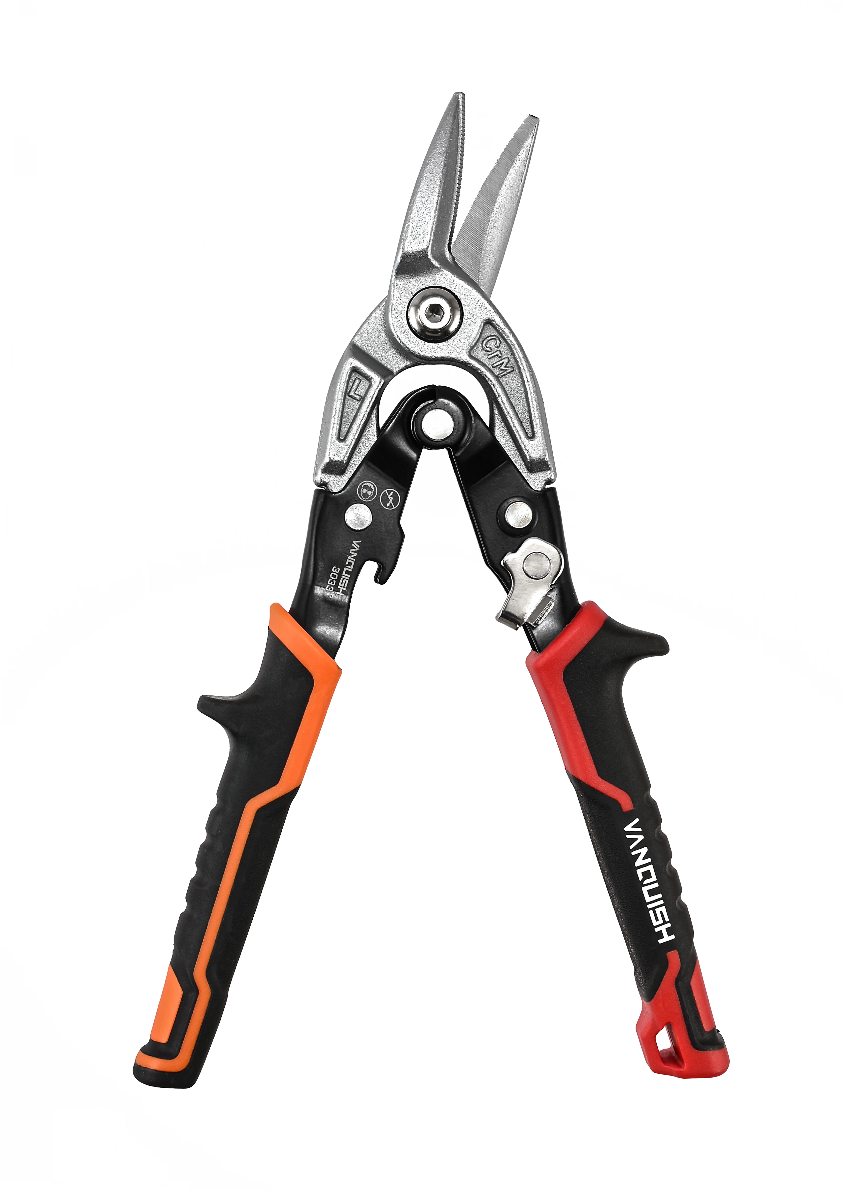 Vanquish 3033 10 in. Straight-Cut Heavy Duty Aviation Snip - Image 4