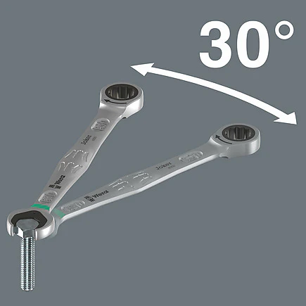Wera 05020012001 8-Piece Joker Imperial Ratcheting Combination Wrench Set - Image 5