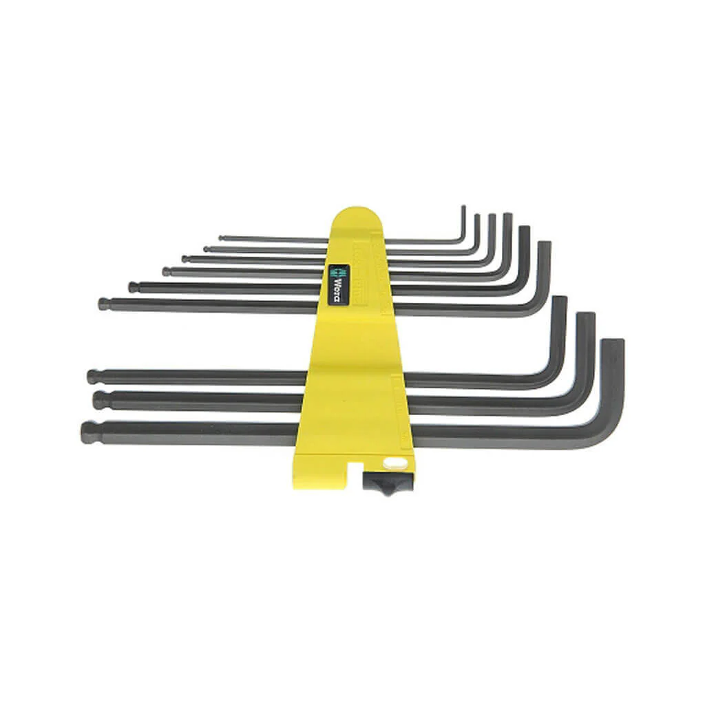 Wera 05133180001 9-Piece Blacklaser Hex-Plus L-Key Set Imperial