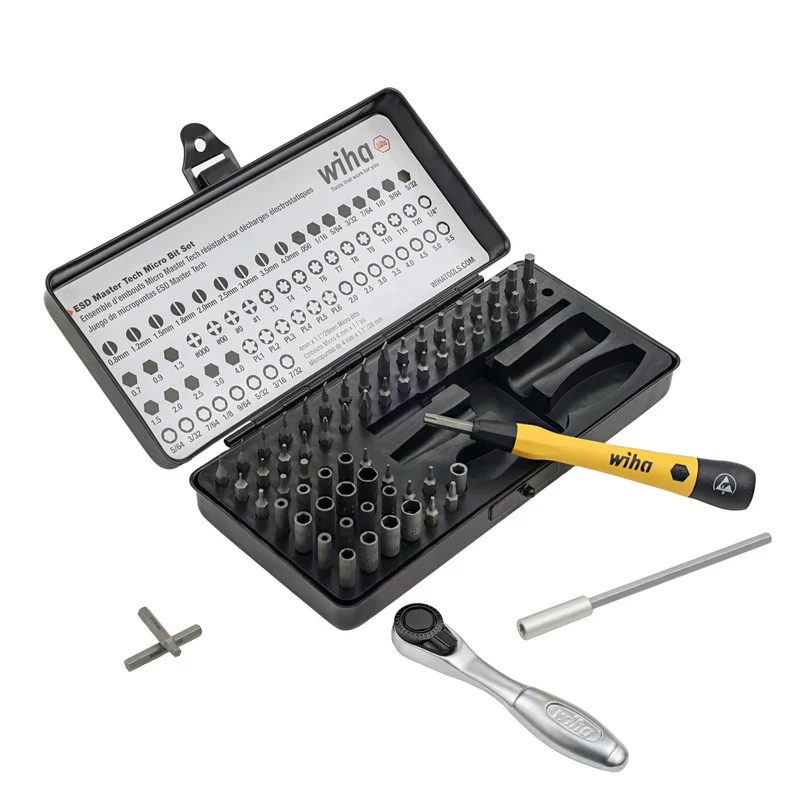 WIHA Micro Bit Esd Ratchet Set 65 Pc - Image 3